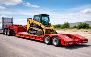 Transporte con cama baja: solución para maquinaria y cargas especiales.