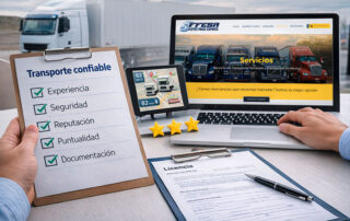 Claves para elegir una empresa de transporte confiable en México.